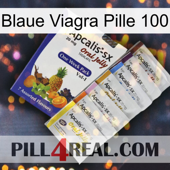 Blue Viagra Pill 100 11